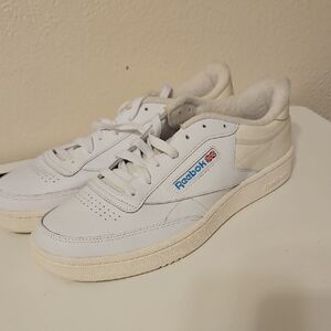 Reebok Men's White and Cream Sneakers